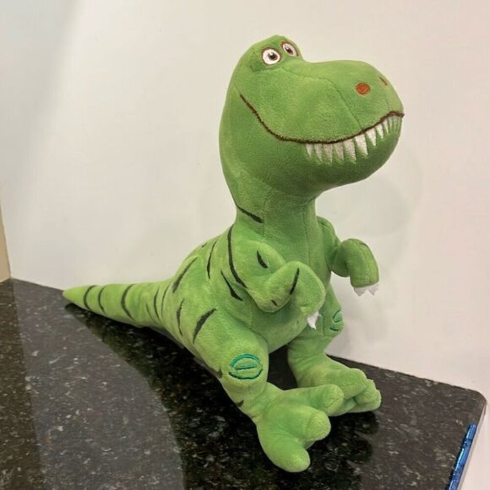 Lissipuppe T Rex Dinosaur Green Dino Plush Stuffed Animal Stripes